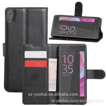 Factory direct sale for Sony Xperia XA back cover leather case